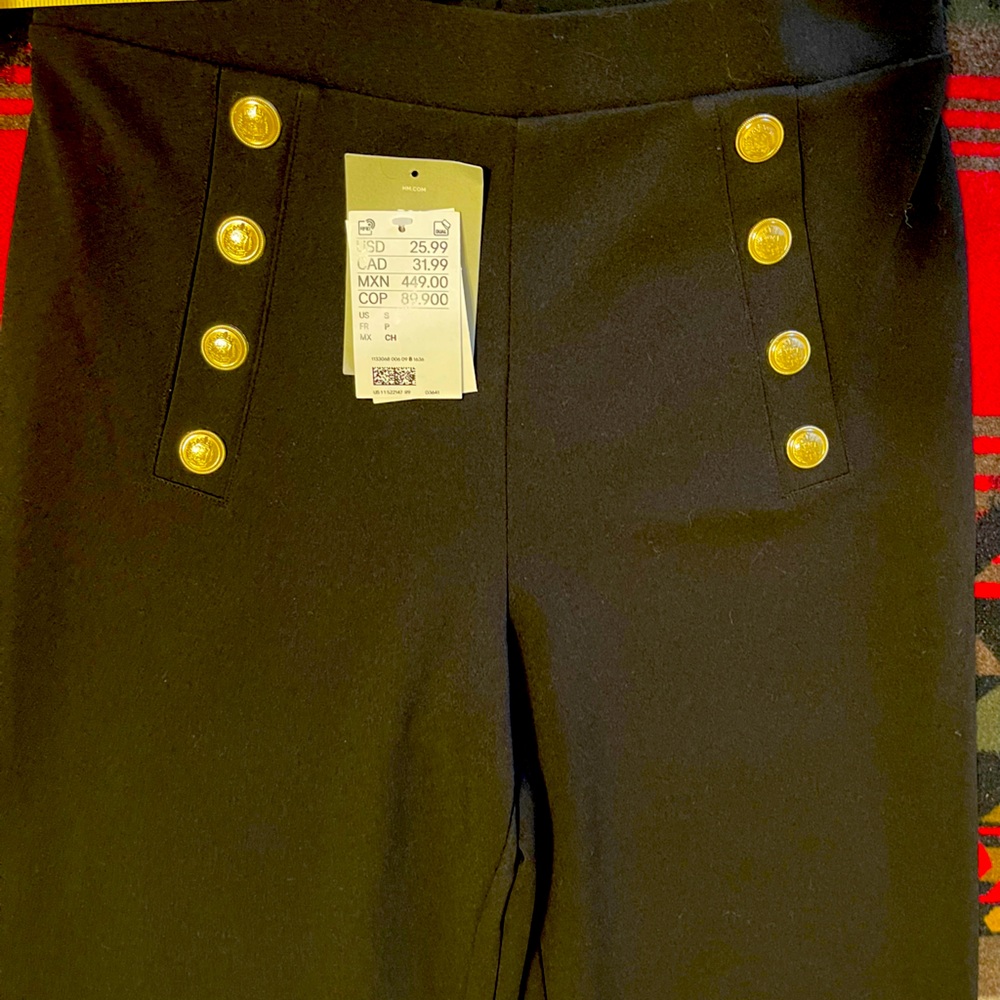 H&M Sailor wide leg pants